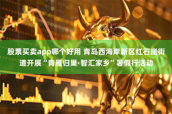 股票买卖app哪个好用 青岛西海岸新区红石崖街道开展“青雁归巢·智汇家乡”暑假行活动